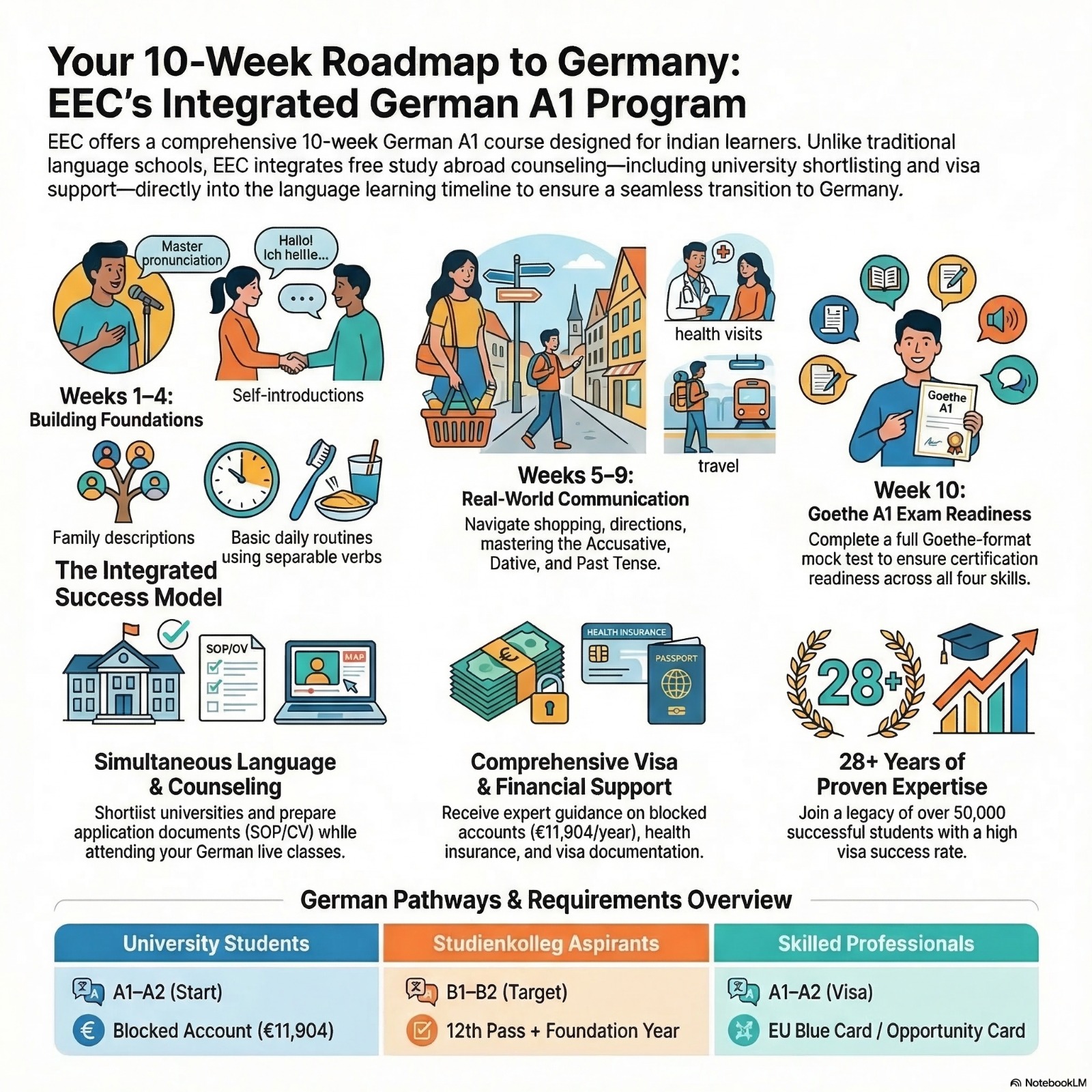 German Course Online India 2026 | A1 A2 | EEC