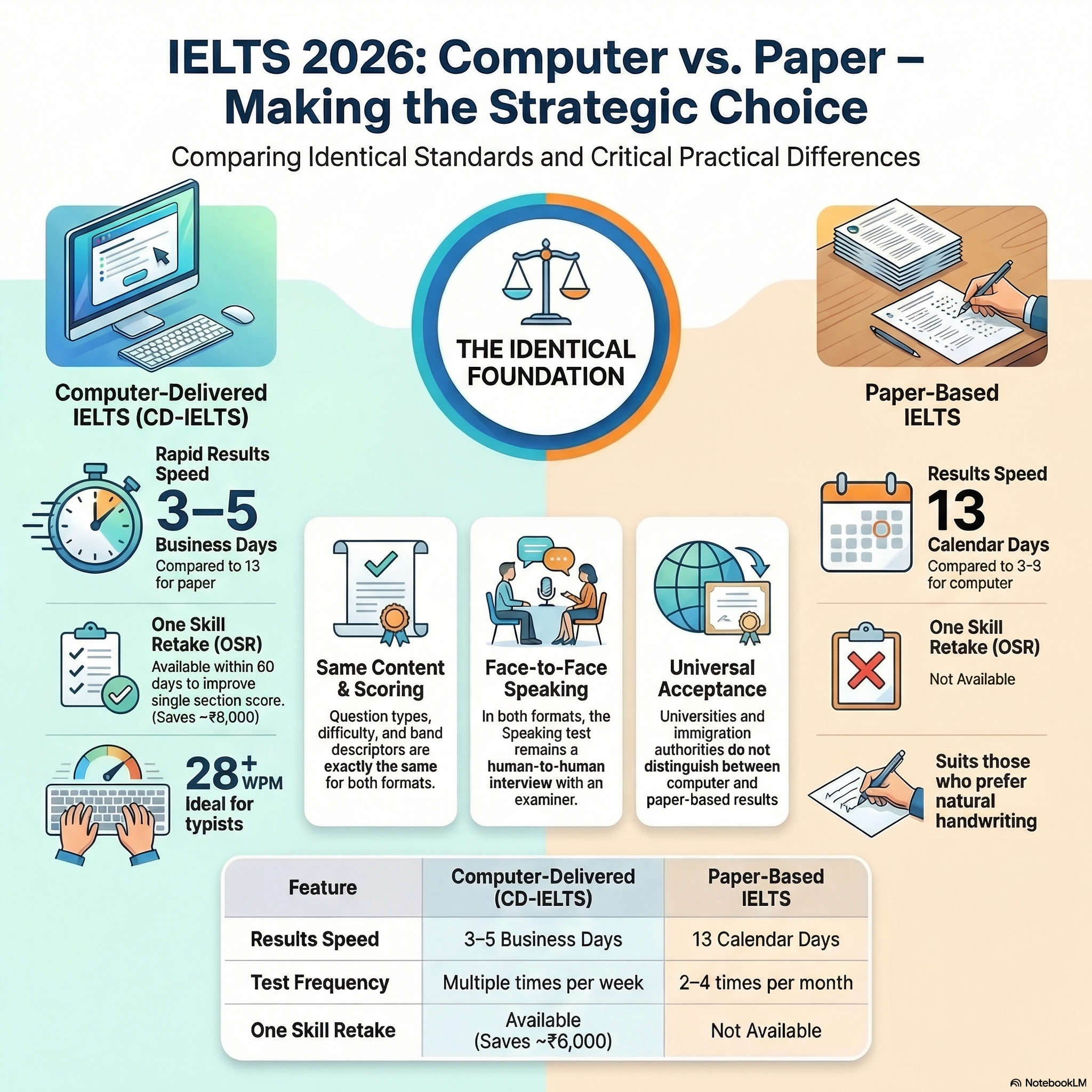 IELTS Computer vs Paper 2026 | Comparison | EEC