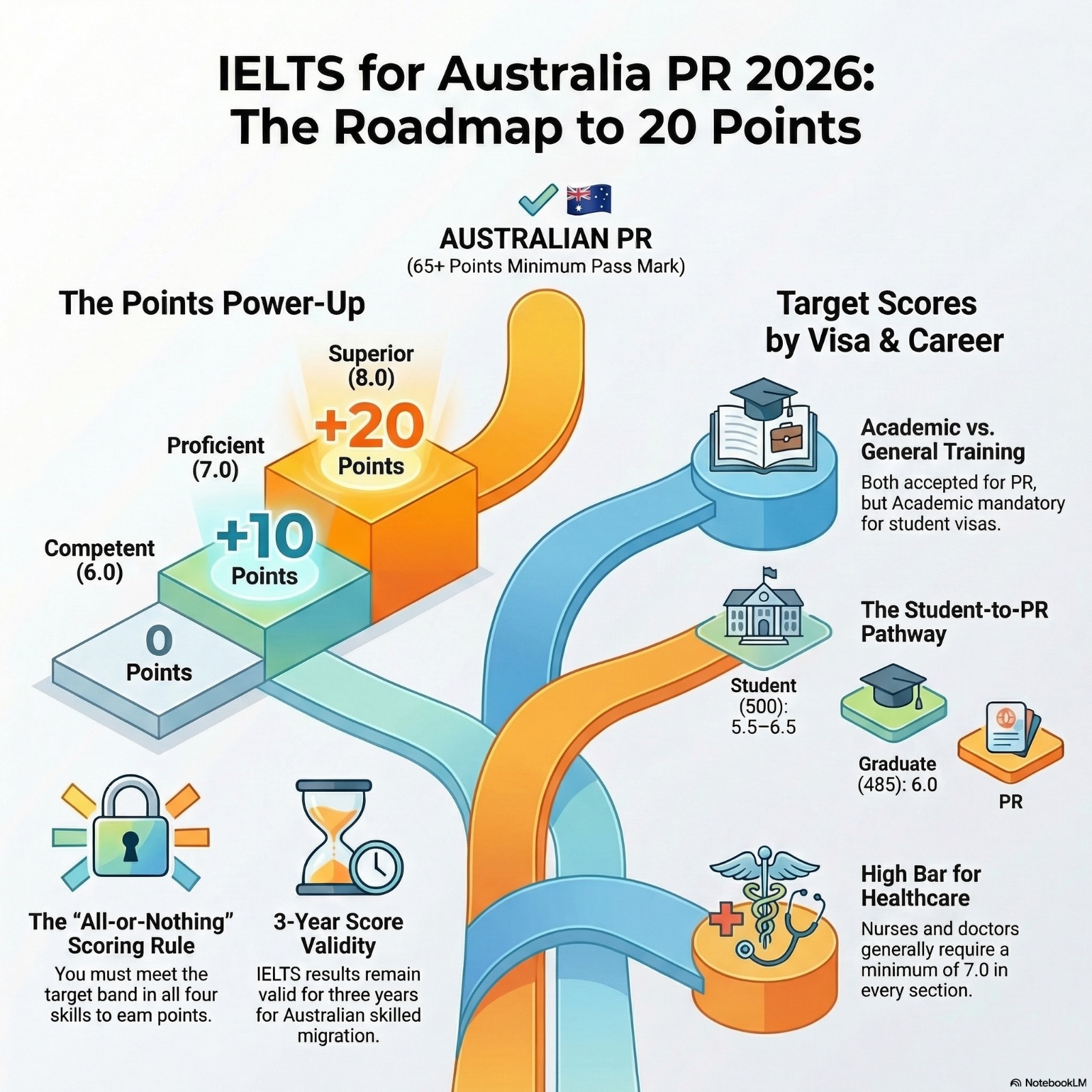 IELTS Score Australia PR 2026 | Points System | EEC
