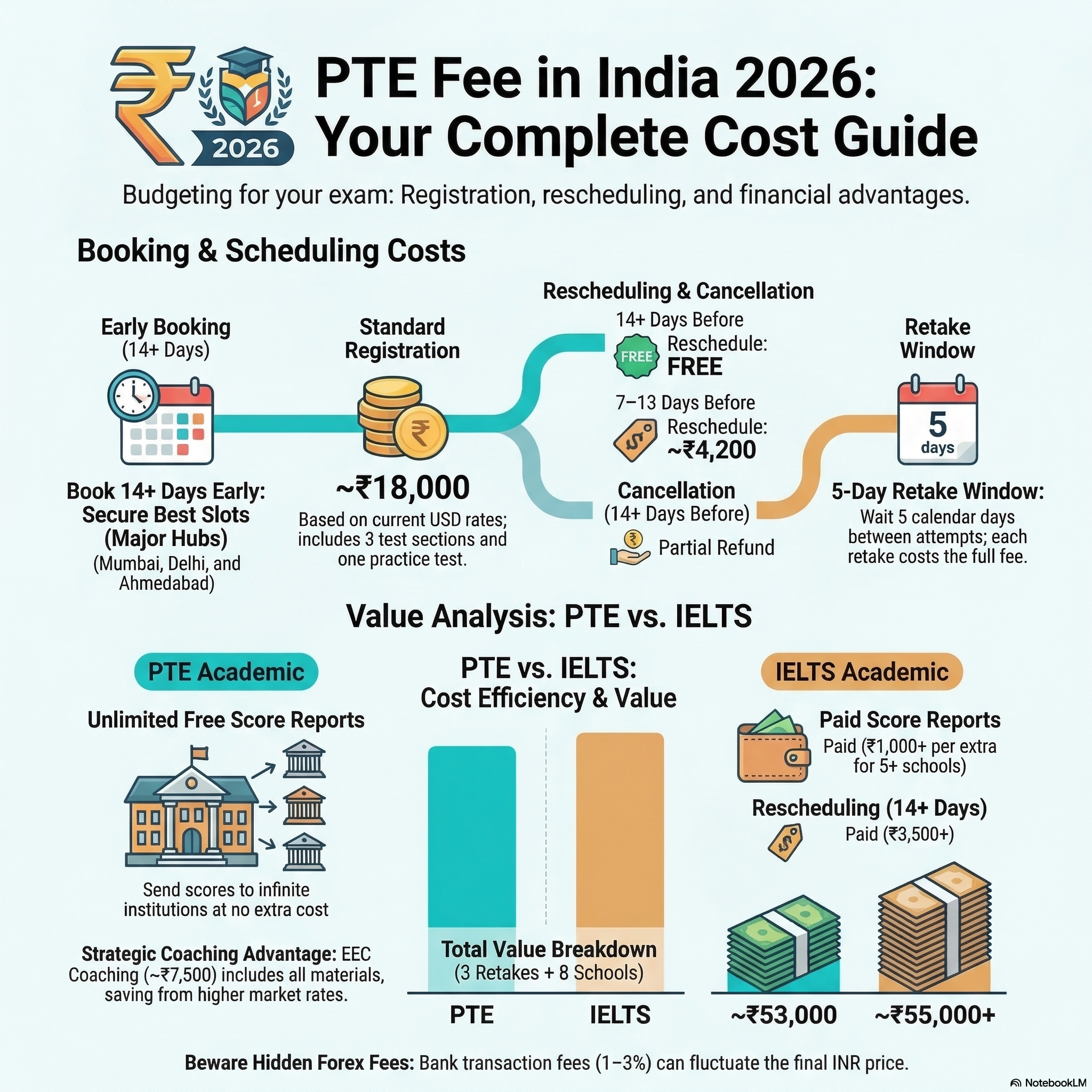 Pte Course Fees PTE Fee India 2026 | Cost Breakdown | EEC