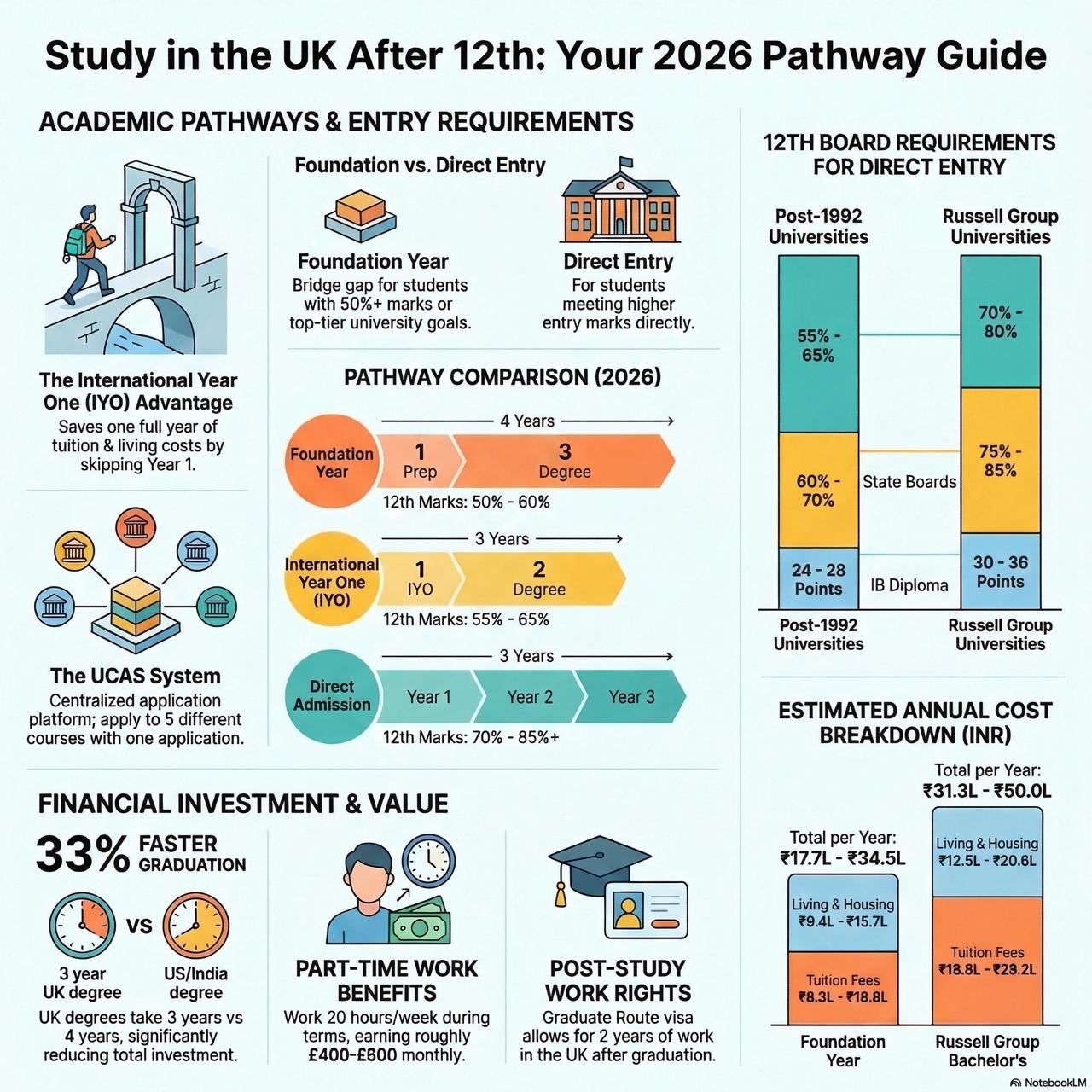 Study in UK After 12th 2026 | Foundation & Bachelors | EEC