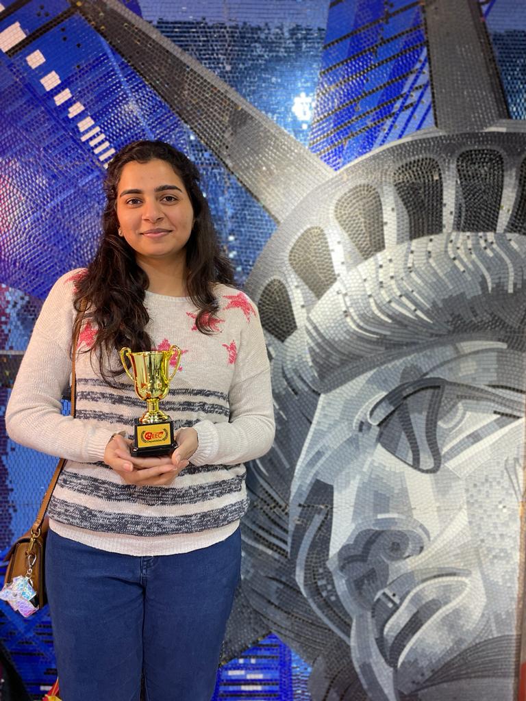 Vyoma Patel scored GRE 308 at EEC Vapi