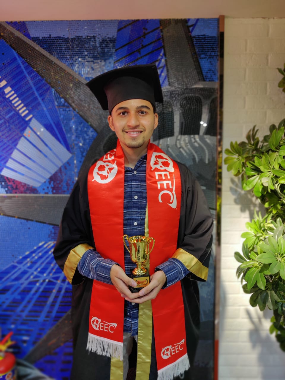 Dhruv Chauhan scored GRE 316 at EEC Vapi