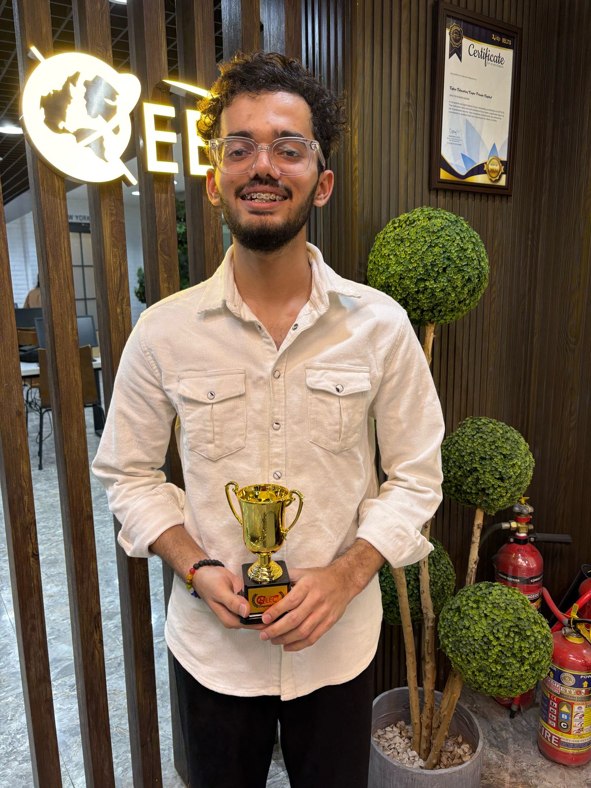 Mohd Raiyan Diwan scored IELTS Band 8.0 at EEC Ahmedabad