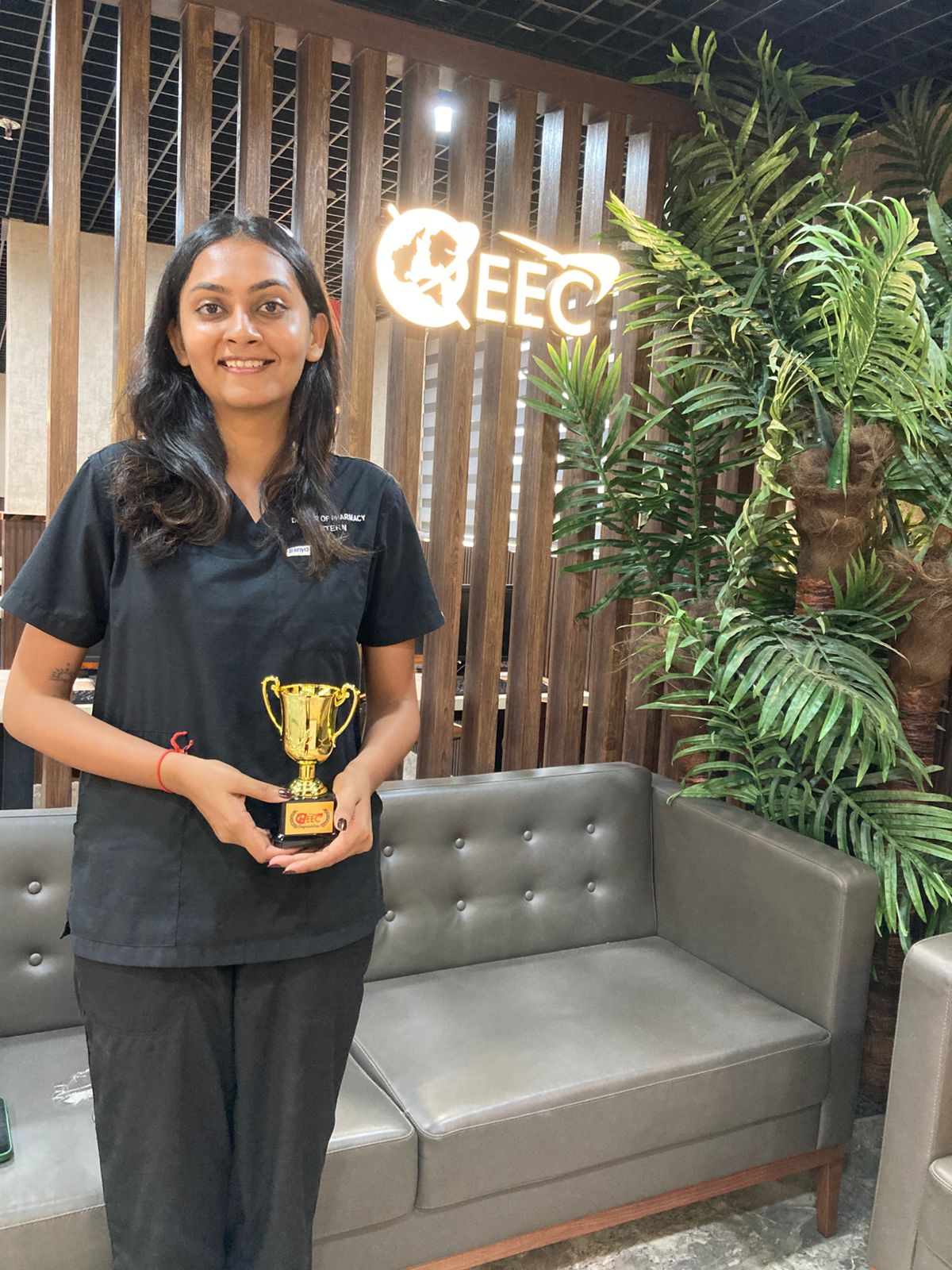 Dharti Bhagat scored IELTS Band 8.0 at EEC Ahmedabad