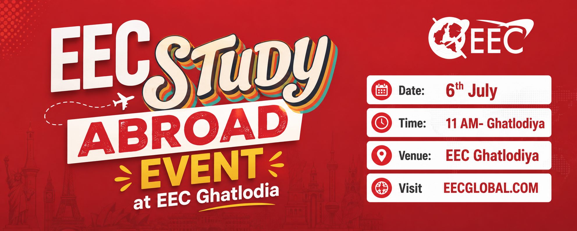EEC STUDY ABROAD MEGA EVENT AT - EEC GHATLODIYA