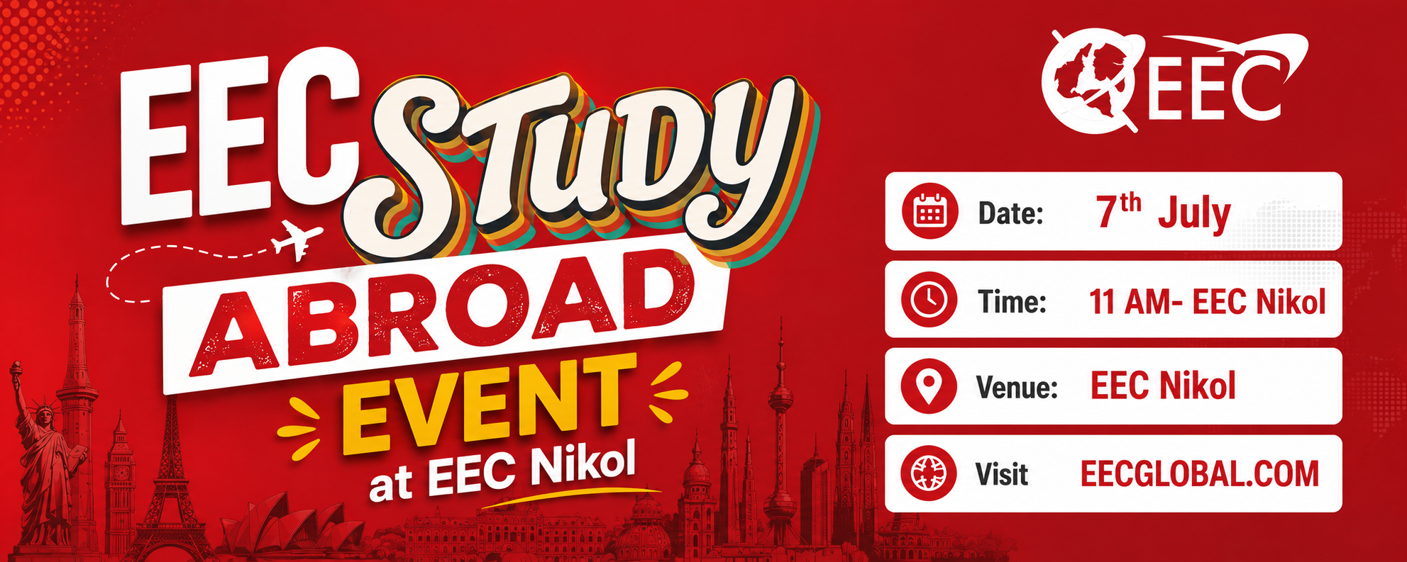 EEC STUDY ABROAD MEGA EVENT AT - EEC NIKOL
