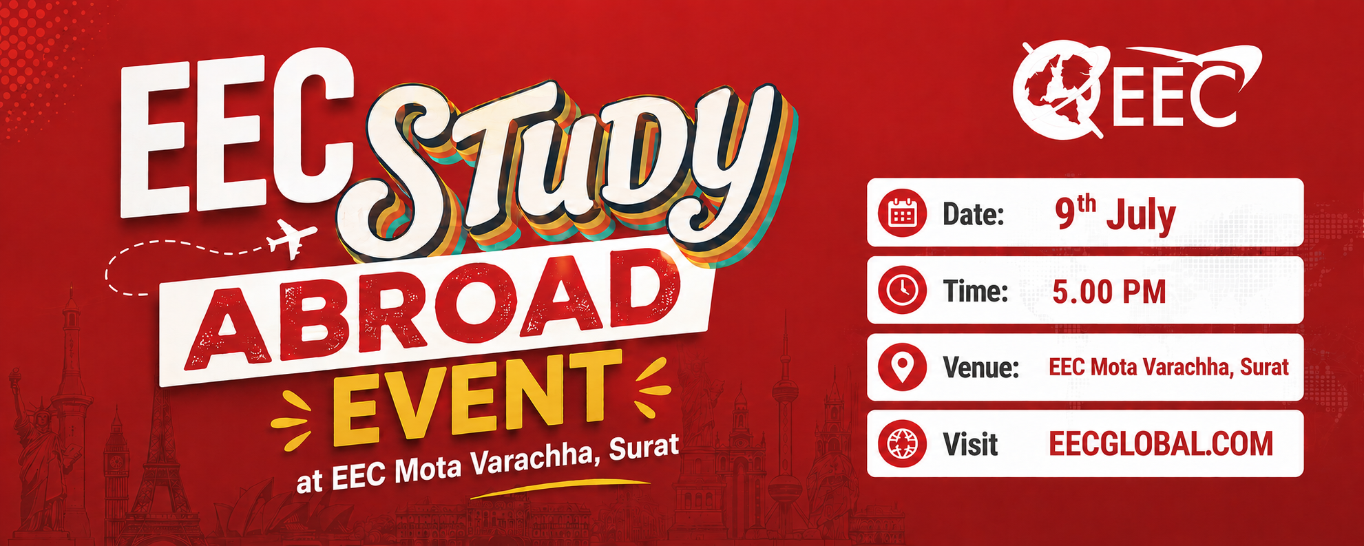 EEC STUDY ABROAD MEGA EVENT AT - EEC MOTA VARACHHA (SURAT)