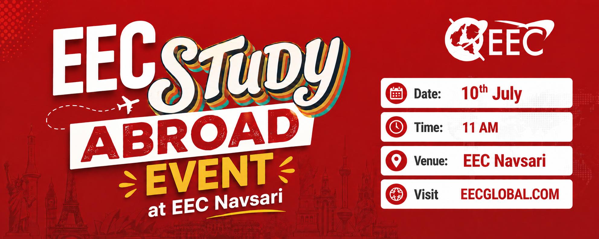 EEC STUDY ABROAD MEGA EVENT AT - EEC Navsari