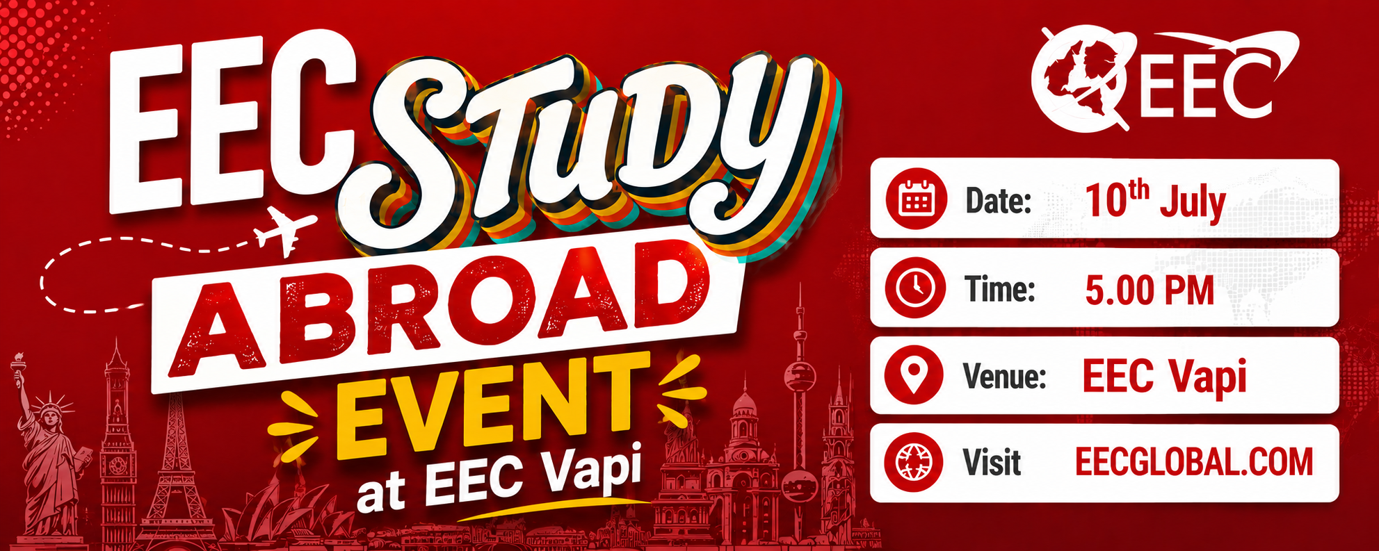 EEC STUDY ABROAD MEGA EVENT AT - EEC VAPI