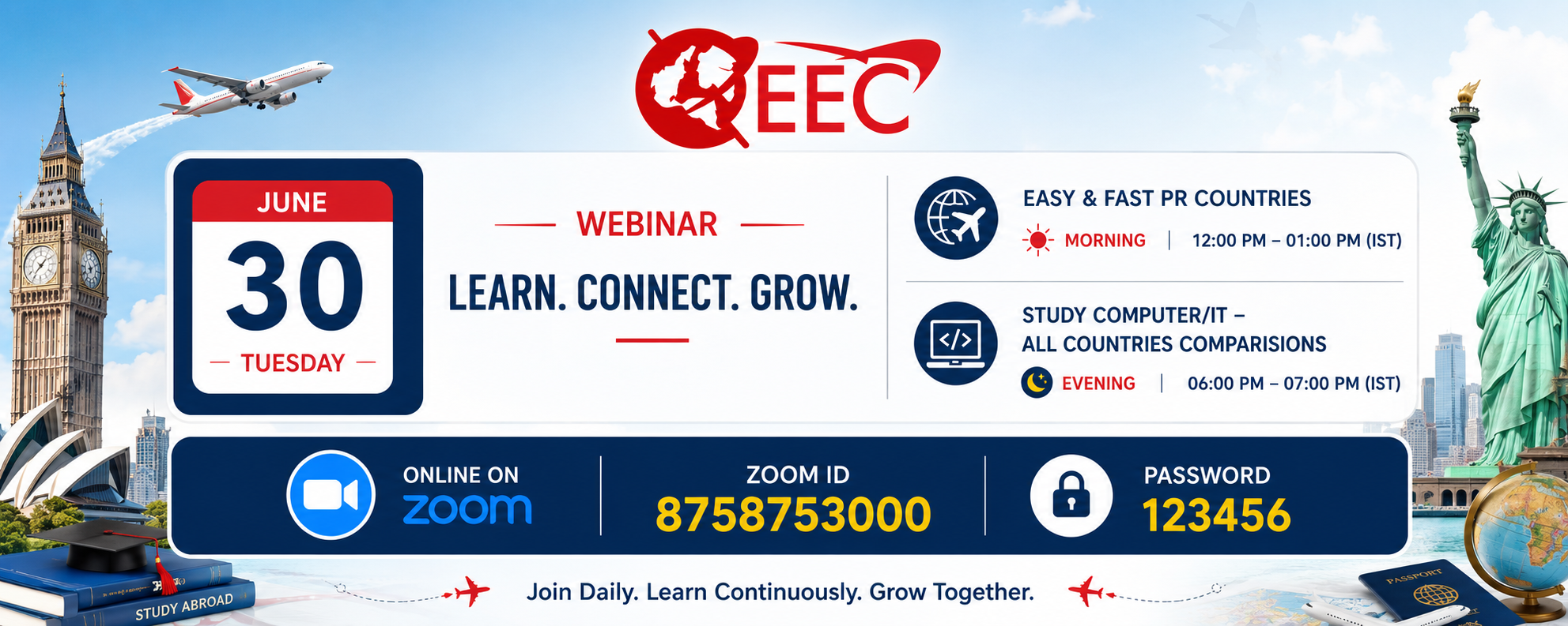 🌍 LEARN • CONNECT • GROW - WITH EEC EVENT!!