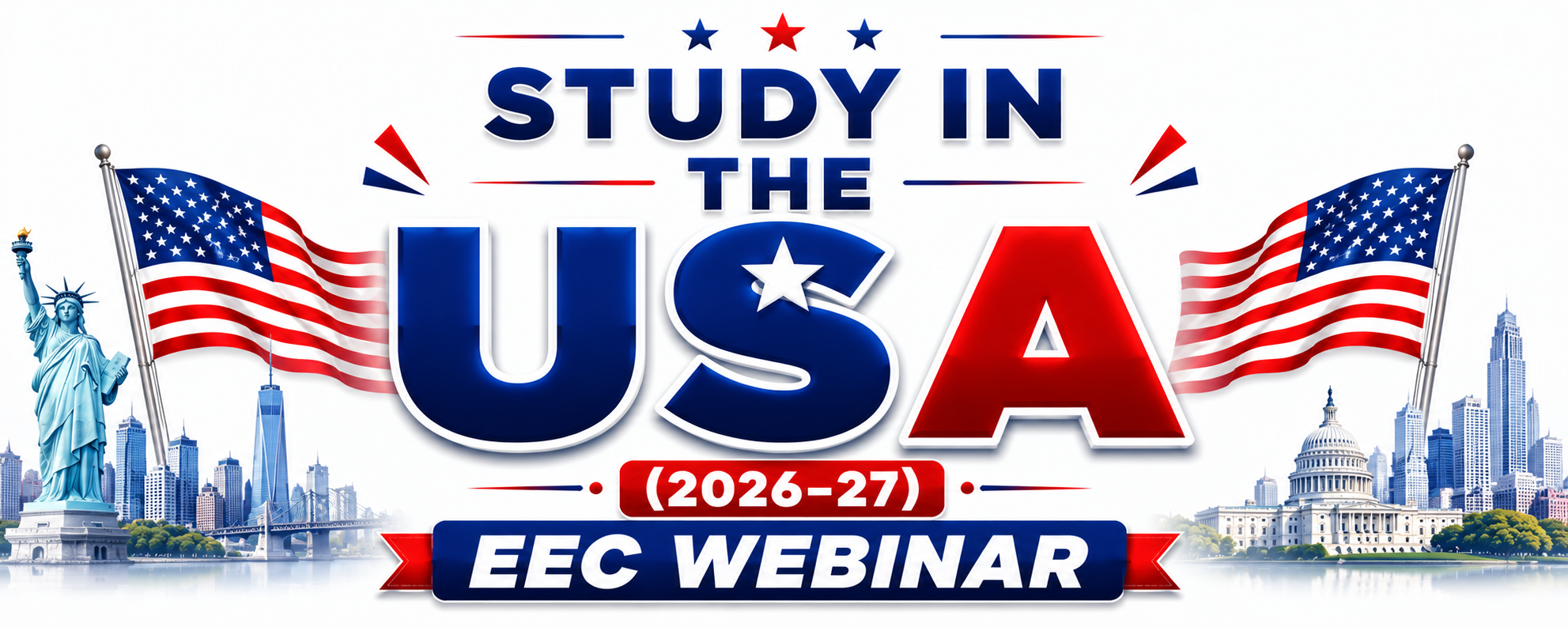 🇺🇸 STUDY IN THE USA (2026–27) –  EEC WEBINAR