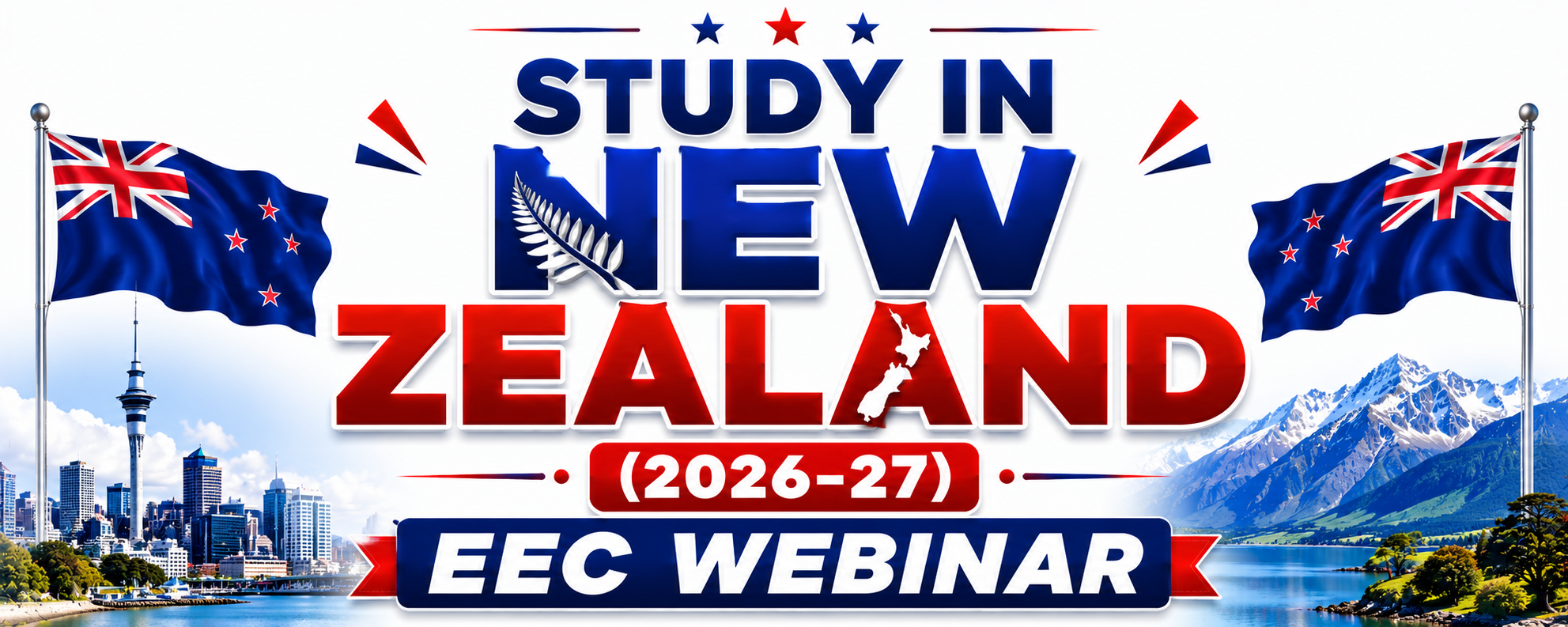 STUDY IN NEW ZEALAND 2026-27 - EEC WEBINAR
