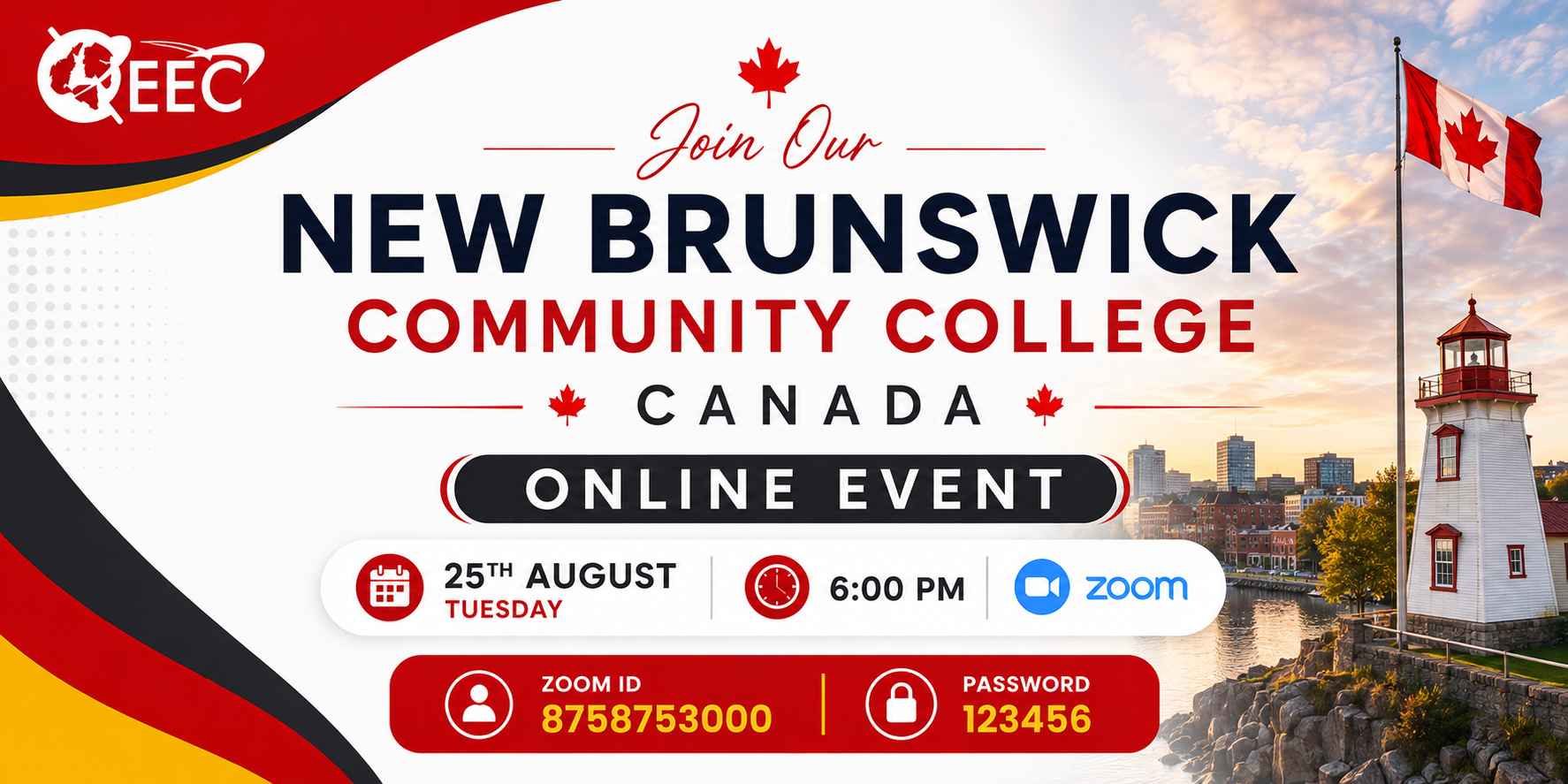 New Brunswick College - Canada Online event