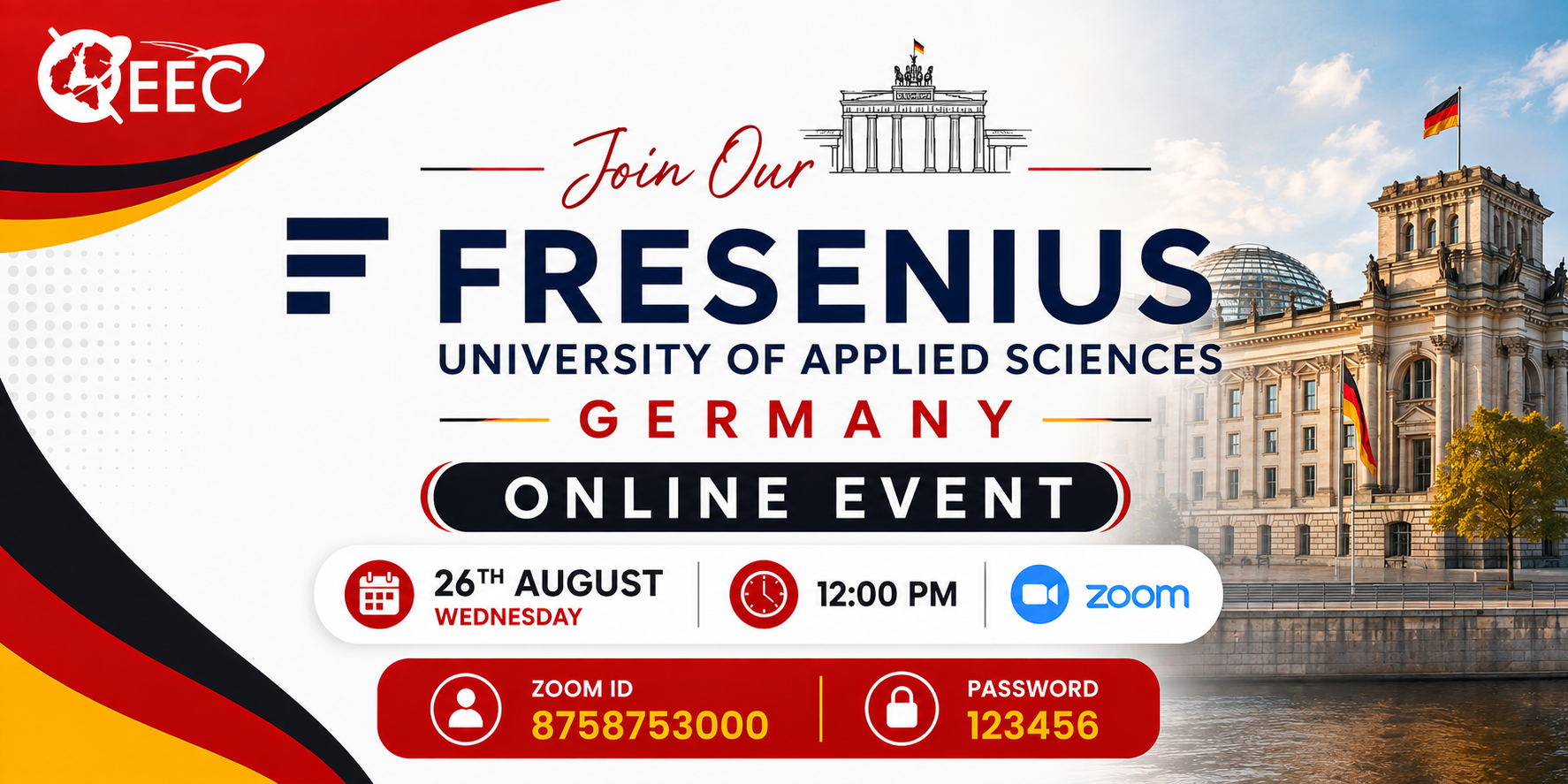 Fresenius University of Applied Sciences - Germany Online Event