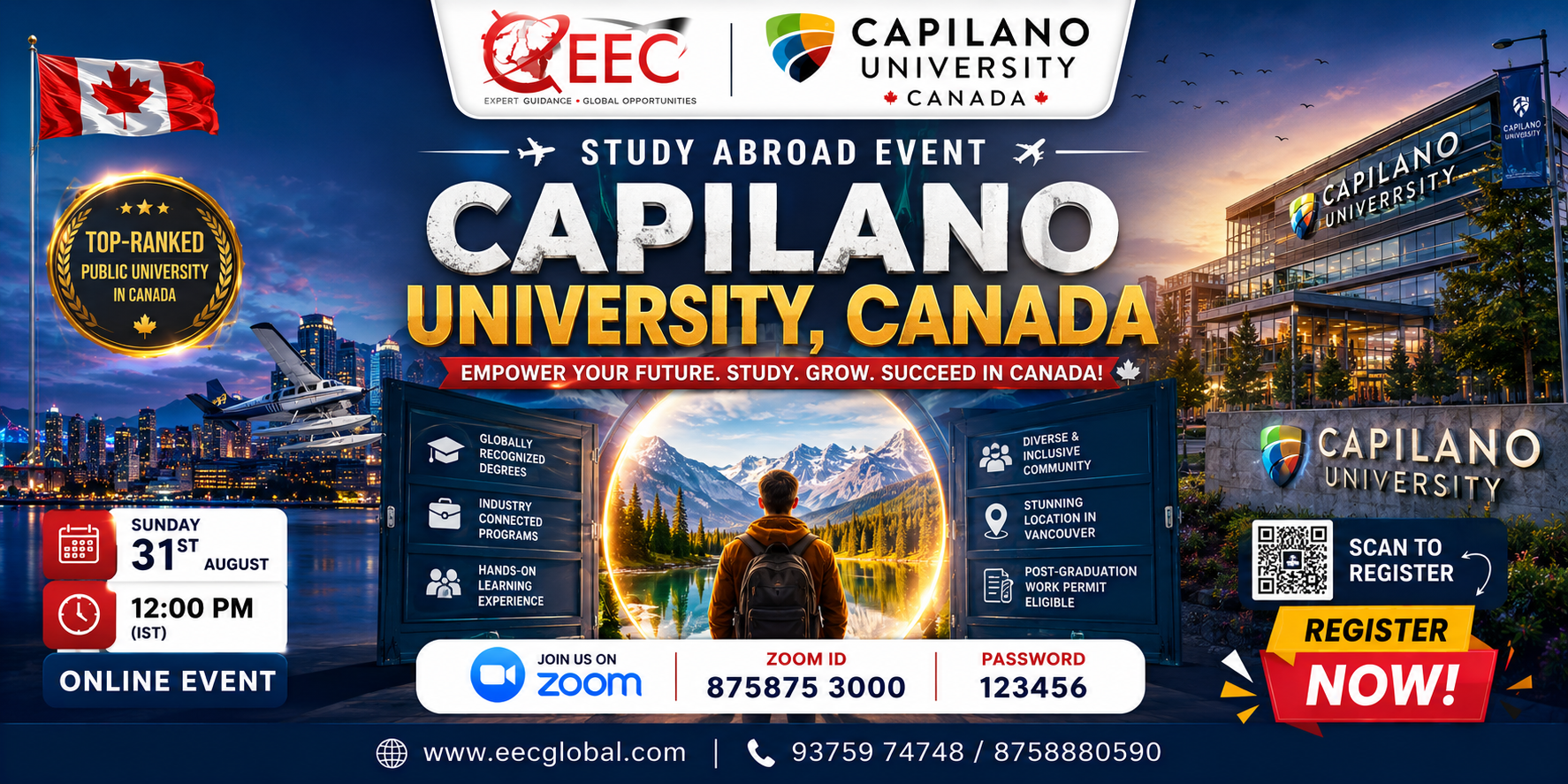 Capilano University Canada - Webinar