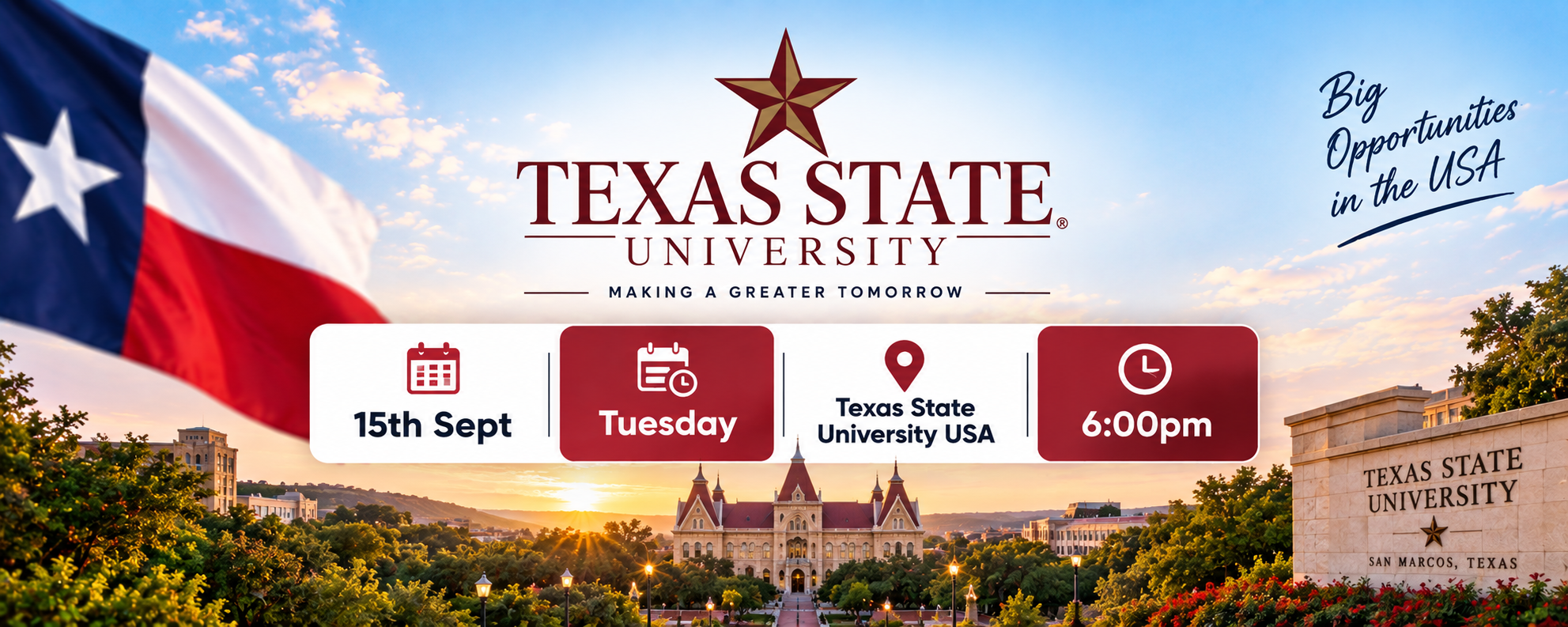 Texas State University (USA) - Live webinar