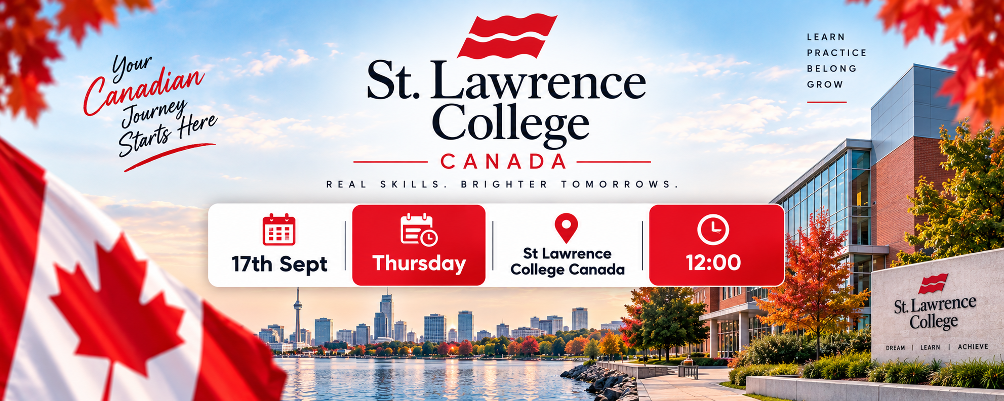 St Lawrence College Canada - Live Webinar