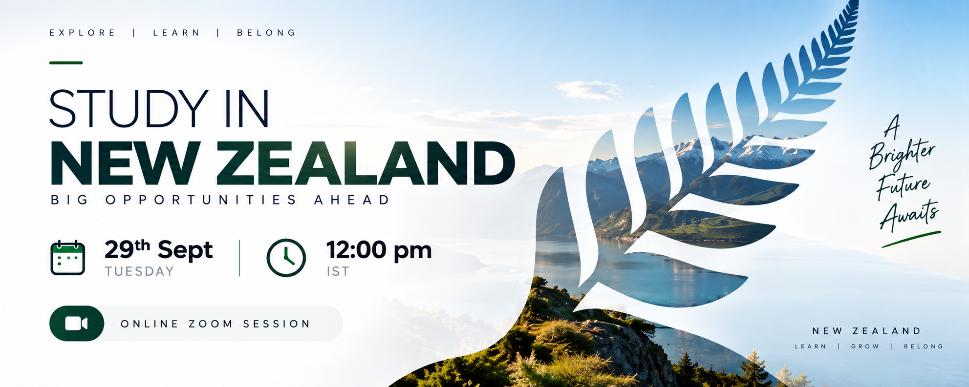 STUDY IN NEW ZEALAND IN 2027 - ONLINE EEC EVENT