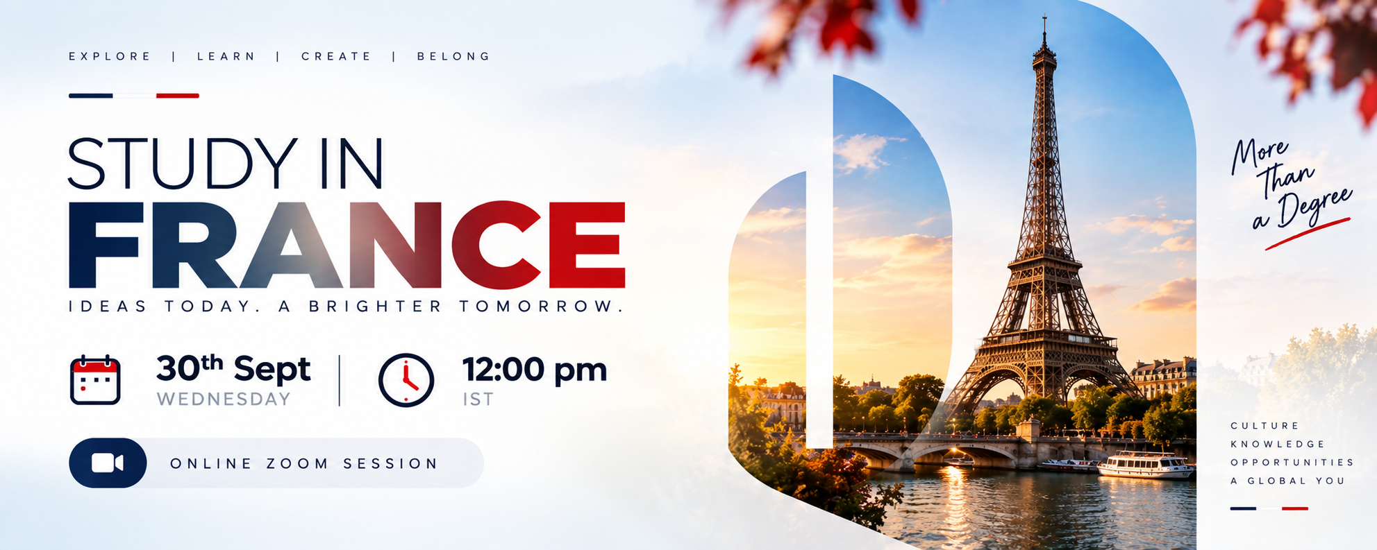 Study in France in 2027 - Online Event