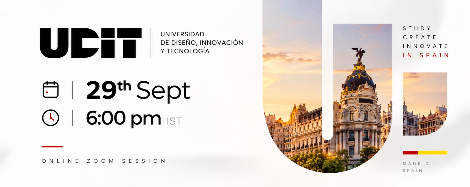 UDIT Spain - Live webinar