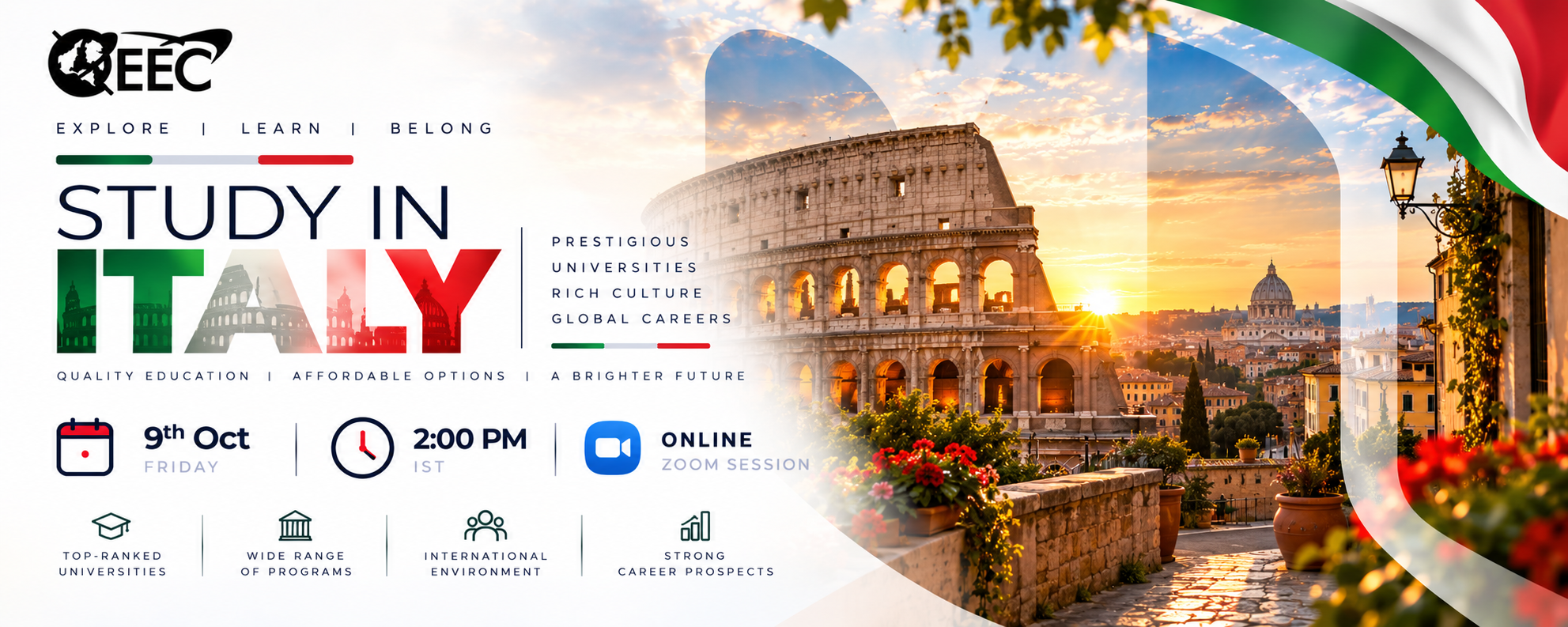 STUDY IN ITALY (2027) - EEC ONLINE EVENT