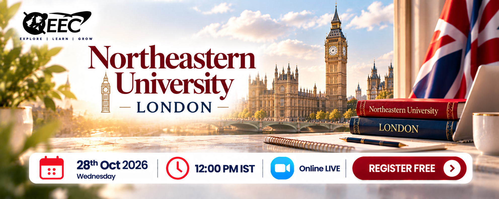 Northeastern University , London - LIVE WEBINAR