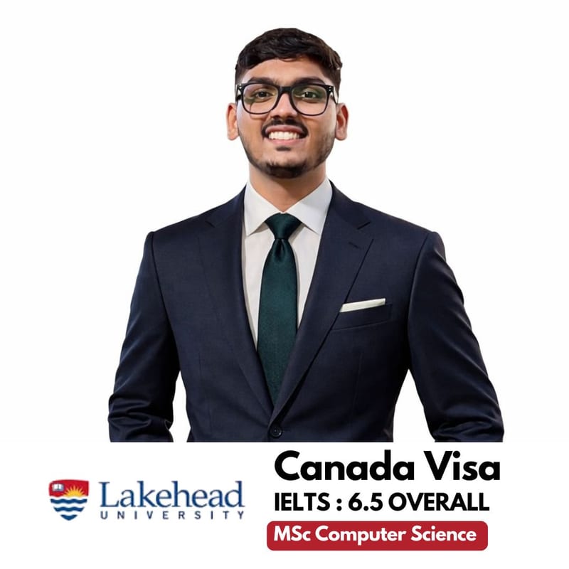 EEC student's Canada study visa approved — Lakehead University, MSc Computer Science, IELTS 6.5 overall