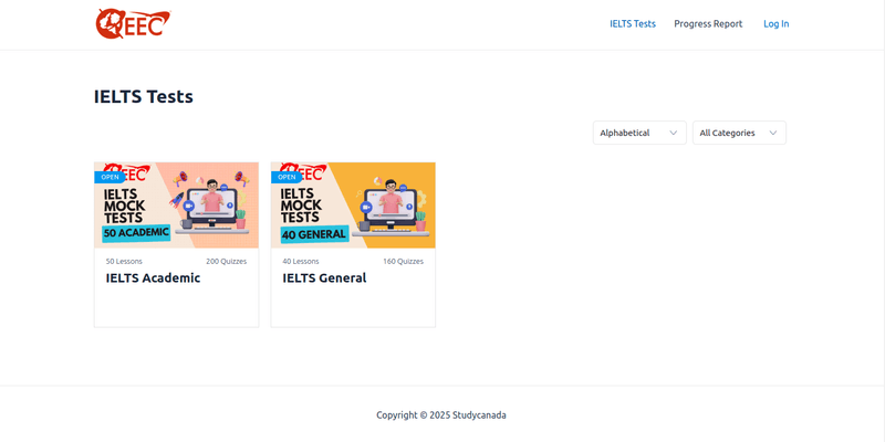 ielts mock test software screenshot 1 — ielts mock test software screenshots