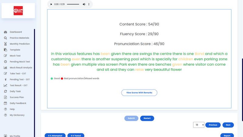 copy of 36. describe image result analysis — pte test software photo guide