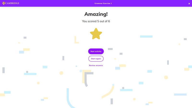19. workbook grammar exercise socring — digital pack demo photos