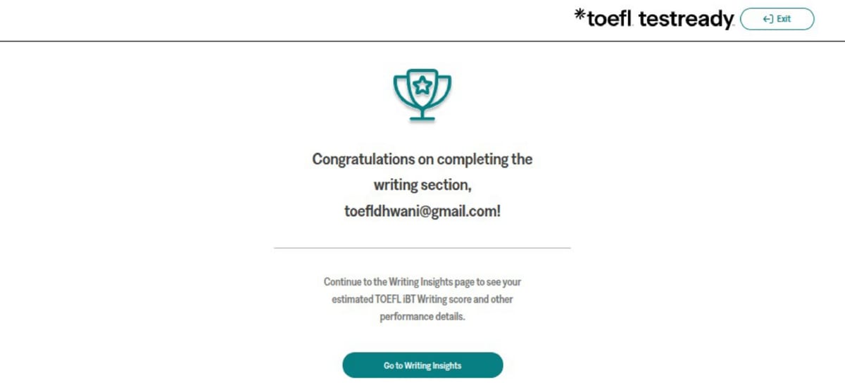 131. toefl writing — toefl software demo photos