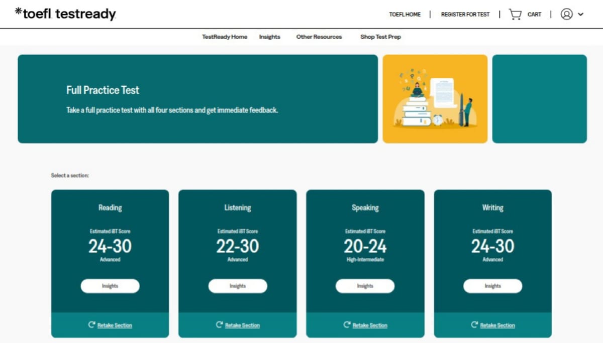 160. toefl — toefl software demo photos