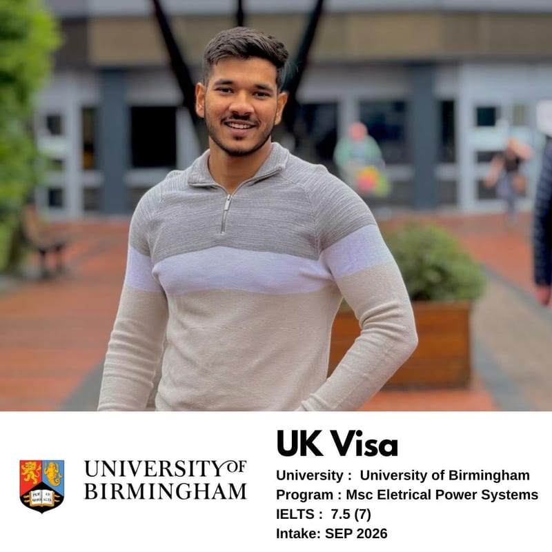 EEC student's UK student visa approved
