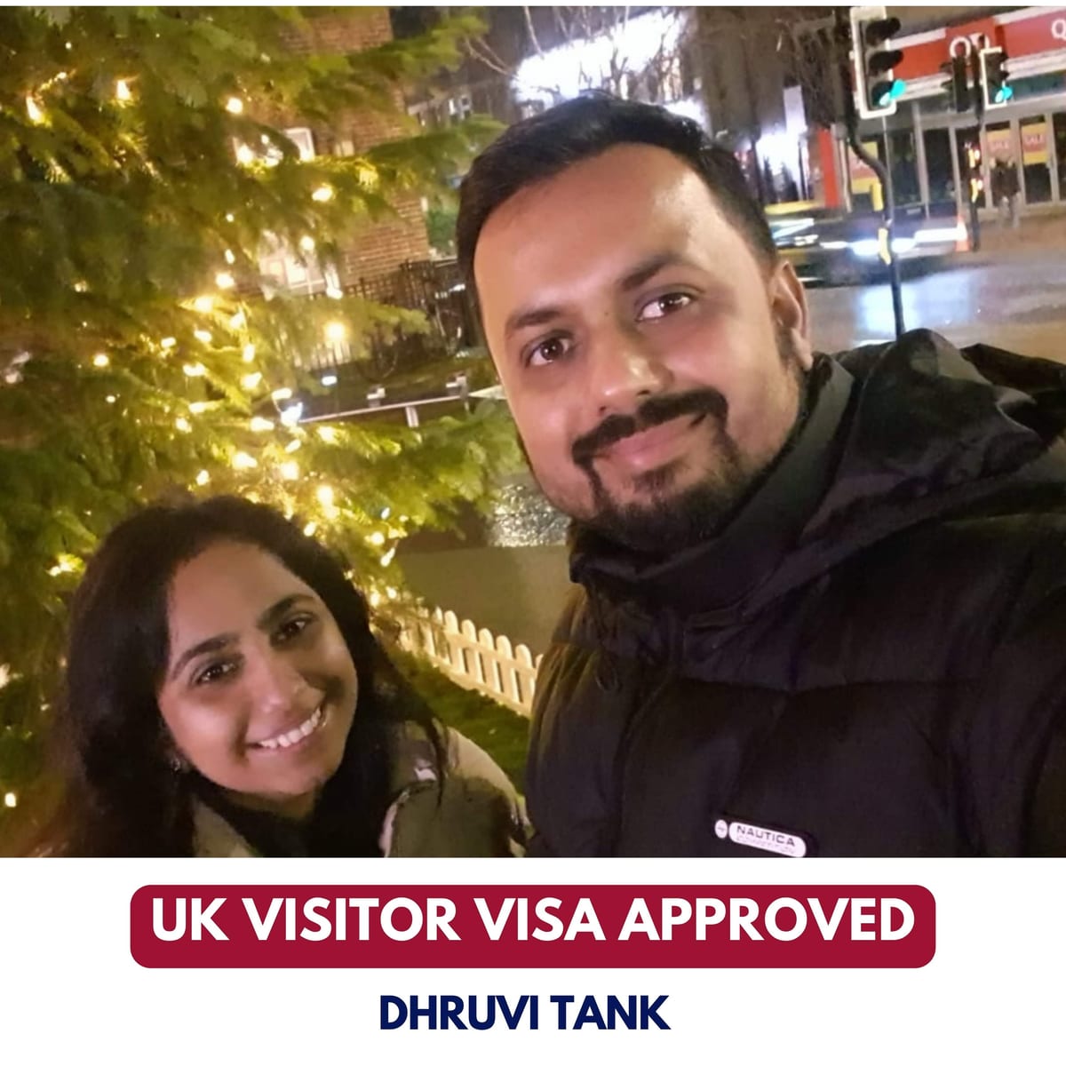 UK visitor visa approved for EEC applicant Dhruvi Tank, pictured in the UK